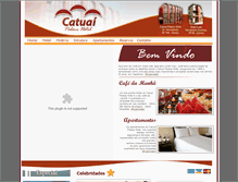 Tablet Screenshot of hotelcatuai.com.br